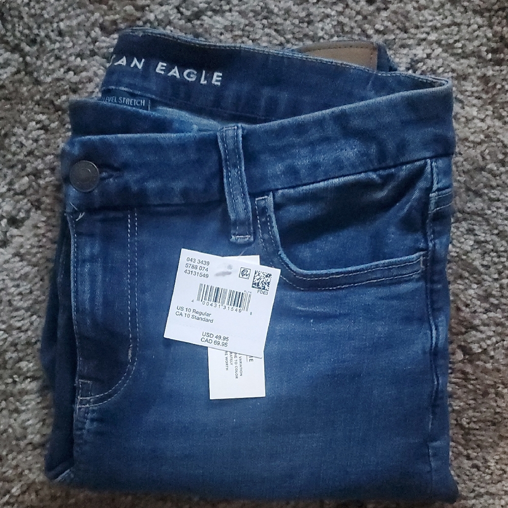 American Eagle Outfitters Women's High Rise Curvy Jeggings size 10 regular